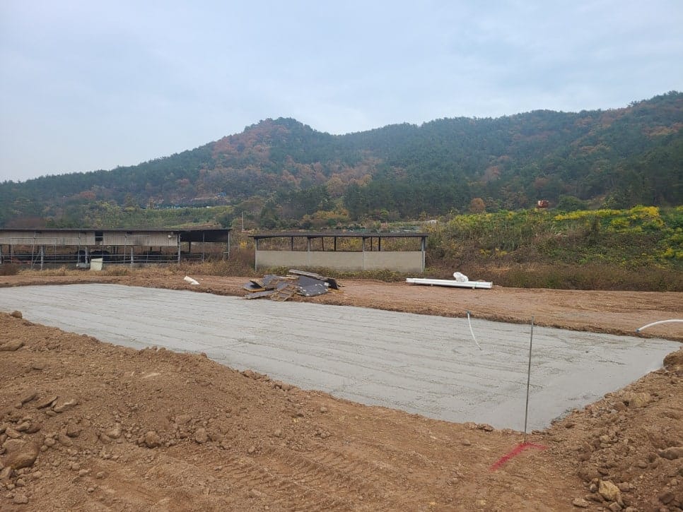 [고성 월흥리] 002_대지 조성 및 기초공사