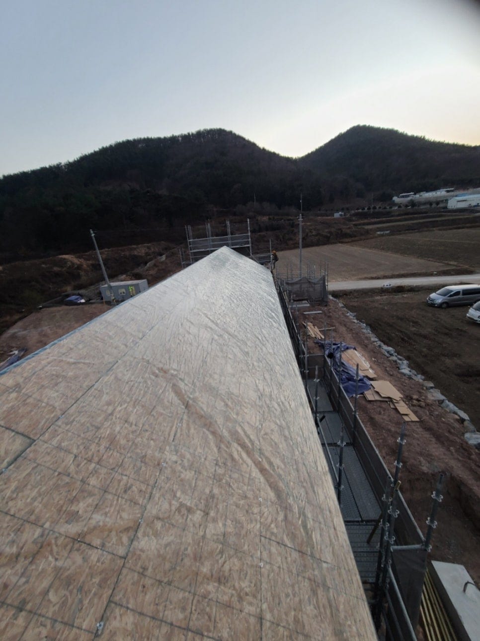 [고성 월흥리] 004_기밀작업과 서까래 시공